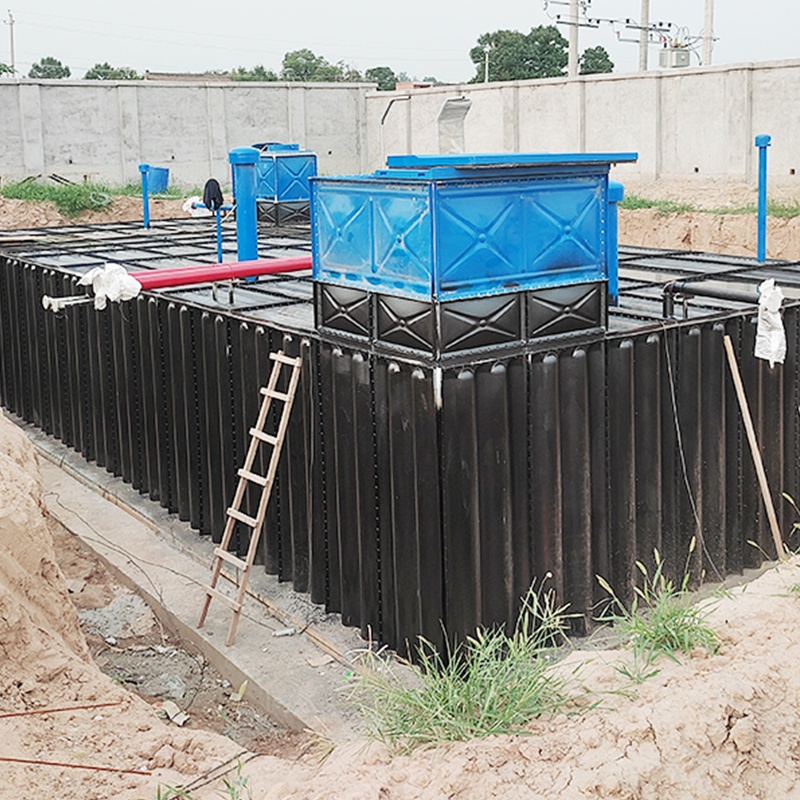 BIDirectional Arc Rib Prefabrikasi Pompa Pompa Air Terpadu Pompa Stasiun Tangki Air Struktur: Kecerdasan Membuats Kualitas